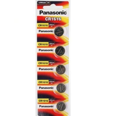 Panasonic CR1616 3V Lithium Battery 5-Pack Panasonic CR1616 3V Lithium Battery 5-Pack